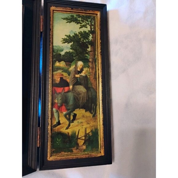 Adriaen Isenbrant Triptych Life Of The Virgin Wood Vintage - Picture 4 of 16